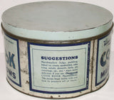 Vintage tin WOODWARDS COOK BOOK MARSHMALLOWS 5lb size Council Bluffs Iowa Rare