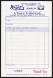 Vintage receipt book WRIGHTS JEWELRY St Joseph Missouri new old stock n-mint