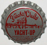 Vintage soda pop bottle cap YACHT CLUB Yacht Up pier pictured Centerdale RI