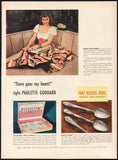 Vintage magazine ad 1847 ROGERS BROS SILVERPLATE 1940 picturing Paulette Goddard