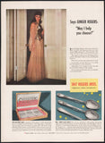 Vintage magazine ad 1847 ROGERS BROS silverplate 1940 picturing Ginger Rogers