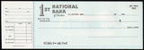 Vintage bank check 1ST NATIONAL BANK Clinton Missouri bank pictured unused n-mint