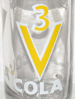 Vintage soda pop bottle 3V COLA 10oz size 1967 unused and new old stock n-mint+