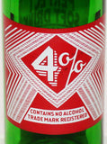 Vintage soda pop bottle 4% The Perfect Soft Drink John Scheu Detroit 1946 green