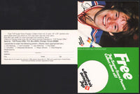 Vintage carton stuffer 7 UP dated 1979 Don Maloney #1 New York Rangers n-mint+