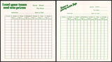 Vintage quota cards 7 UP Lead Your Team Start a Party Lot of 2 different unused