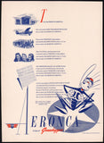Vintage magazine ad AERONCA ARMY GRASSHOPPER PLANE 1943 Walt Disney drawing