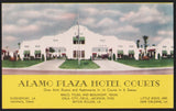 Vintage postcard ALAMO PLAZA HOTEL COURTS Waco Oklahoma Shreveport Little Rock