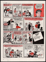 Vintage magazine ad AL CAPP BY LI'L ABNER 4 pages from 1946 Al Capp life story