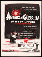 Vintage magazine ad AMERICAN GUERRILLA movie from 1950 Tyrone Power Prelle