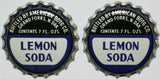 Soda pop bottle caps Lot of 100 AMERICAN LEMON SODA cork unused new old stock