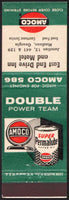 Vintage matchbook cover AMOCO gas oil can globe East End Drive Inn Madison GA