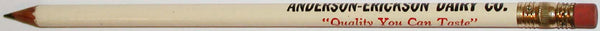 Vintage pencil ANDERSON ERICKSON DAIRY CO Phone AM 6-3173 Des Moines Iowa n-mint