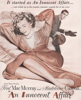 Vintage magazine ad AN INNOCENT AFFAIR movie from 1948 Fred MacMurray Carroll