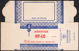 Vintage box ANAMOSA HY-LO ice milk Farmers Creamery Iowa dated 1931 unused n-mint