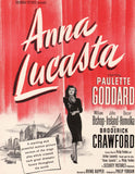 Vintage magazine ad ANNA LUCASTA movie 1949 starring Paulette Goddard