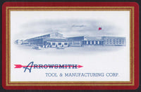 Vintage playing card ARROWSMITH Tool Corp building pictured Los Angeles California