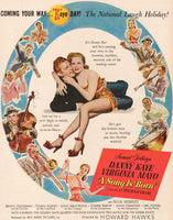Vintage magazine ad A SONG IS BORN movie 1948 starring Danny Kaye Virginia Mayo