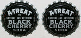 Soda pop bottle caps Lot of 100 A TREAT BLACK CHERRY SODA unused new old stock