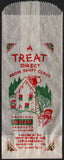 Vintage bag A TREAT from Santa Claus First Aid Hazelton PA new old stock n-mint