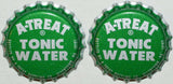 Soda pop bottle caps Lot of 25 A TREAT TONIC WATER plastic lined new old stock