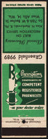 Vintage matchbook cover ATWOOD PHARMACY Alex N Mankowski West Allis Wisconsin