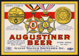 Vintage label AUGUSTINER BEER August Wagner Columbus Ohio IRTP tax new old stock