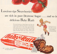Vintage magazine ad BABY RUTH CANDY BAR 1940 Curtiss Candy Company Chicago ILL