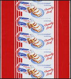 Vintage bread wrapper BALDRIDGES SALLY ANN BREAD Lubbock Texas 1948 unused n-mint