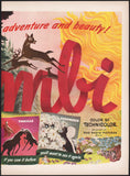 Vintage magazine ad WALT DISNEYS BAMBI movie from 1948 full color 2 page WDP