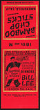 Vintage matchbook cover BAMBOO CHOP STICKS Bakersfield Calif salesman sample