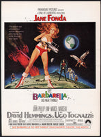 Vintage magazine ad BARBARELLA movie 1968 starring Jane Fonda Marcel Marceau