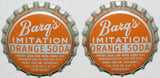 Soda pop bottle caps Lot of 12 BARQS ORANGE SODA cork lined unused new old stock