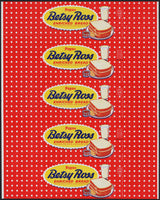 Vintage bread wrapper BETSY ROSS Holsum Salt Lake City Utah 1955 new old stock