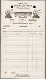 Vintage receipt BIERBAUM BROS Candies Cupid Greenfield 1920s Louisville Kentucky