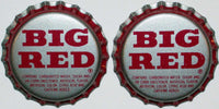Soda pop bottle caps BIG RED Lot of 2 plastic lined unused and new old stock