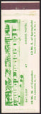 Vintage matchbook cover BIRDIES MOTEL full length motel pictured South Vienna Ohio