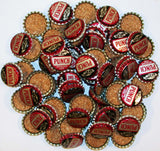 Soda pop bottle caps Lot of 100 BLUE RIBBON PUNCH cork unused new old stock