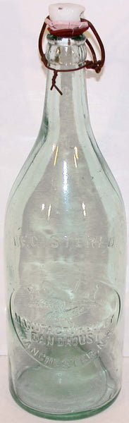 Vintage soda pop bottle BO LA Bo La Dan Daoust Manchester NH Moxie Rare bottle