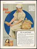 Vintage magazine ad BON AMI COMPANY 1926 woman with cake and powder cleaner