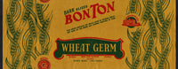 Vintage bread wrapper BON TON WHEAT GERM 1946 Bozeman Billings Missoula Montana