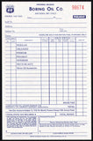 Vintage receipt PHILLIPS 66 gas Boring Oil Arcadia Missouri unused n-mint+ condition