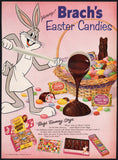 Vintage magazine ad BRACHS EASTER CANDIES 1959 picturing Bugs Bunny Warner Bros