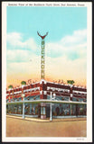 Vintage postcard BUCKHORN CURIO STORE San Antonio Texas Exterior View linen