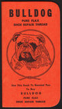 Vintage memo booklet BULLDOG TREAD dog pictured 1953 Ludlow Mfg Boston Mass n-mint