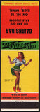 Vintage matchbook cover CAIRNS BAR Liquors girlie pictured Skip It Rice Minnesota