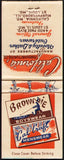 Vintage full matchbook BROWNIE Boyswear CAL-CRAFT California St Louis Missouri