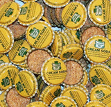 Soda pop bottle caps Lot of 25 CANADA DRY CREAM cork lined unused new old stock