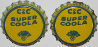 Soda pop bottle caps Lot of 100 C & C SUPER COOLA with palmetto tax symbol cork
