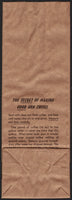 Vintage bag CARAVAN COFFEE camels and pyramids Worcester Mass unused n-mint